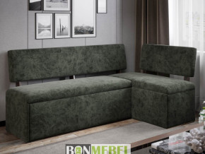 Скамья угловая со спальным местом Монреаль ткань зеленая в Сатке - satka.magazinmebel.ru | фото