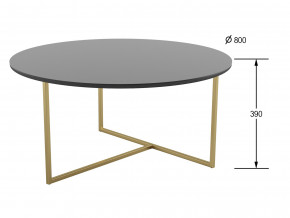 Стол журнальный Маджоре Glass черная Lacobel в Сатке - satka.magazinmebel.ru | фото - изображение 2