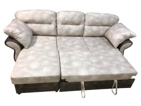 Угловой диван Сфера бежевый и коричневый в Сатке - satka.magazinmebel.ru | фото - изображение 2